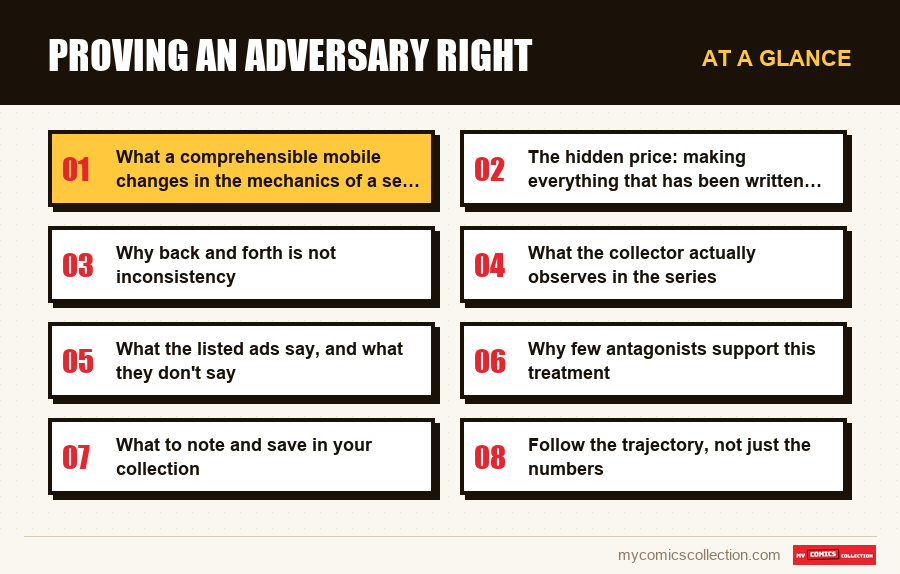 At a glance : Proving an adversary right