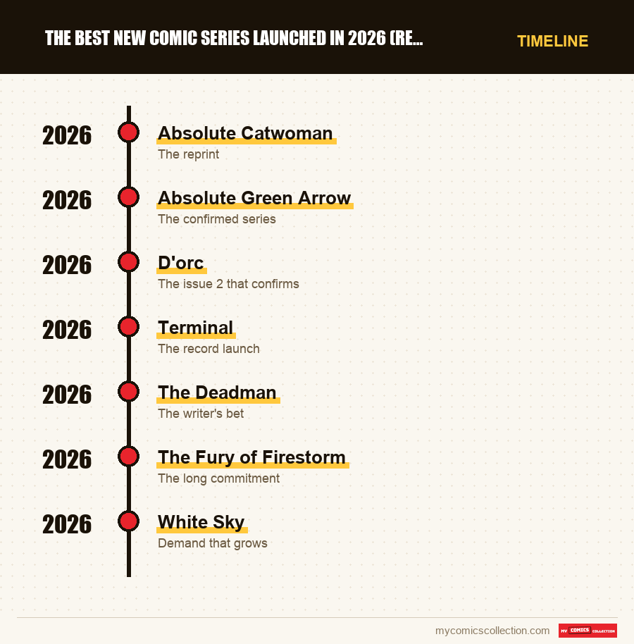 Timeline of The Best New Comic Series Launched in 2026 (Review as of Oct issues and series