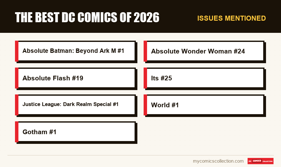 Issues mentioned : The Best DC Comics of 2026
