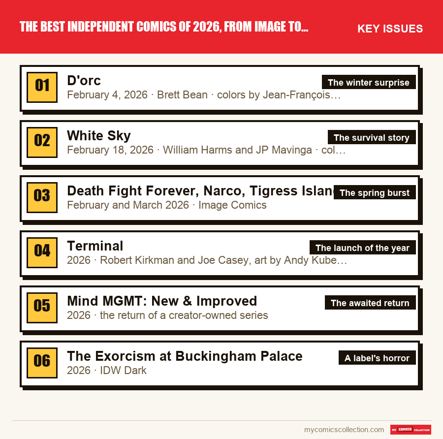 The key The best independent comics of 2026, from Image to the small issues in order of importance