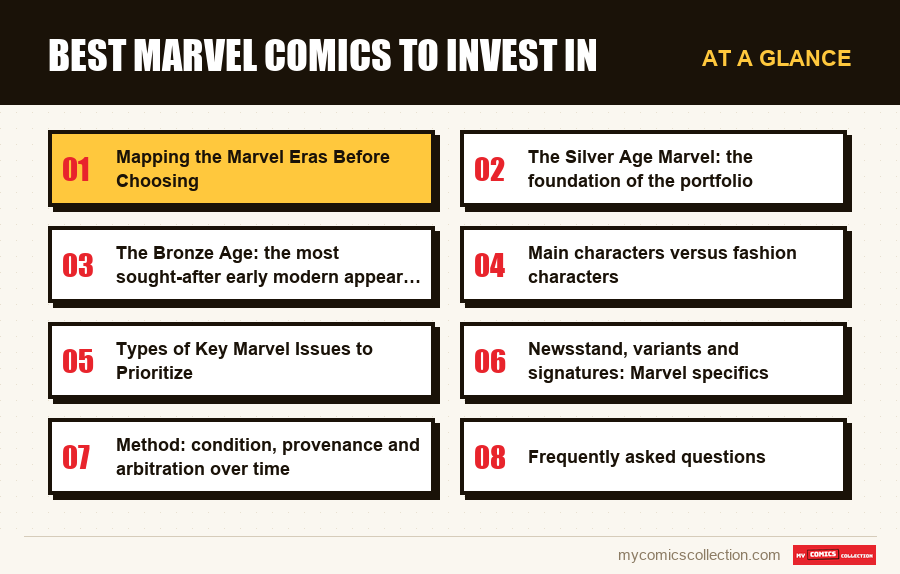 At a glance : Best Marvel Comics to Invest in