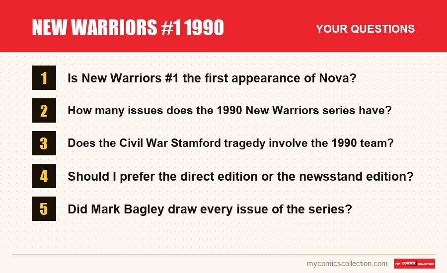 New Warriors #1 1990: the frequently asked questions answered in this article