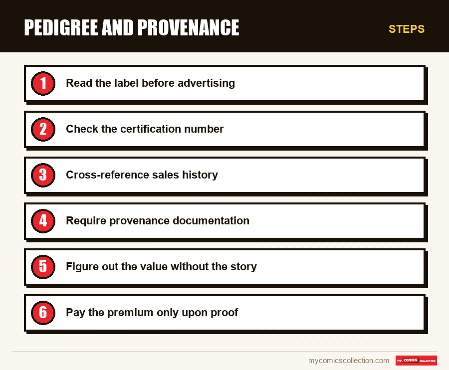 Steps : Pedigree and provenance