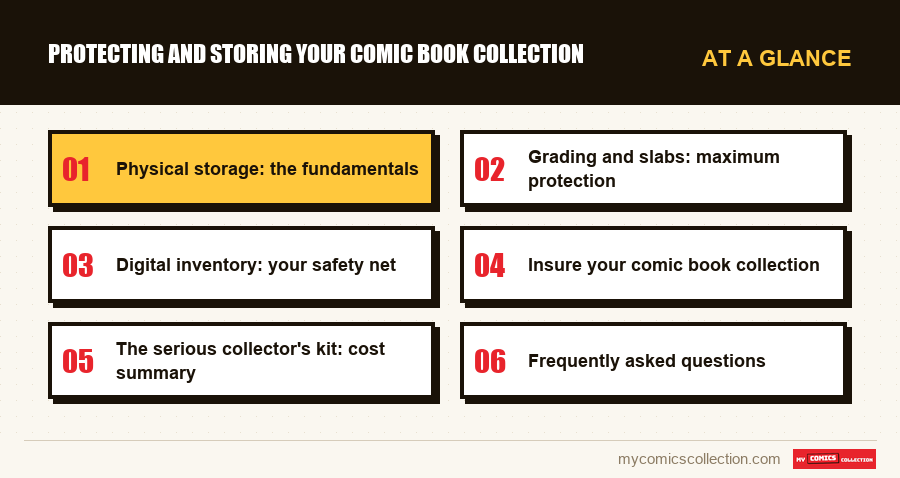 At a glance : Protecting and storing your comic book collection