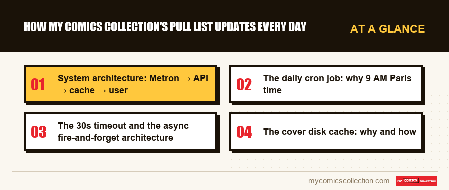 At a glance : How My Comics Collection's Pull List Updates Every Day