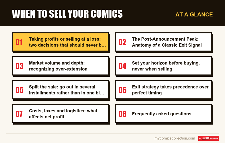 At a glance : When to sell your comics