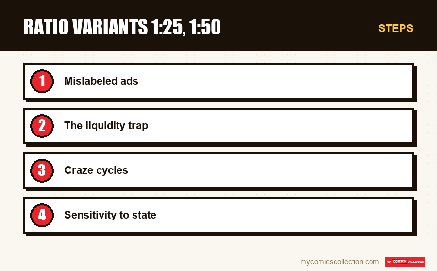 Steps : Ratio variants 1:25, 1:50