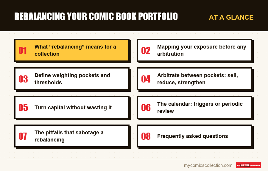 At a glance : Rebalancing your comic book portfolio