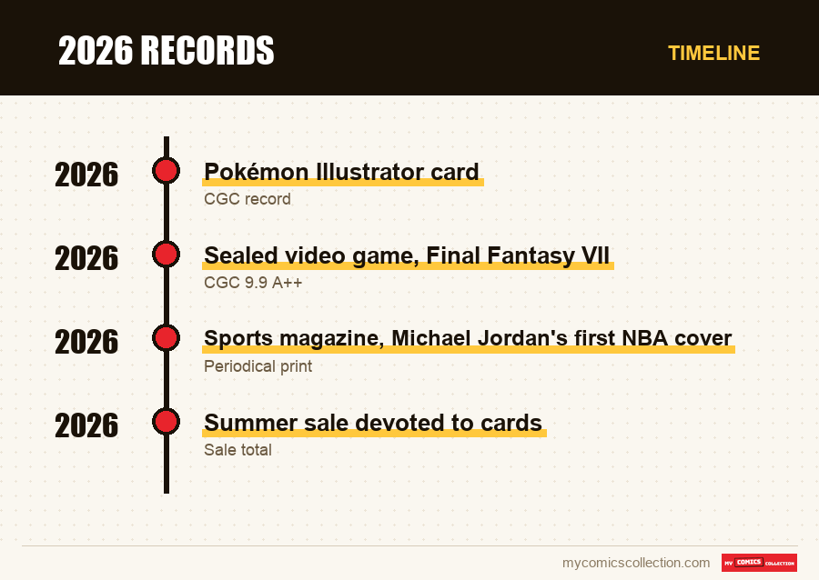 Timeline of 2026 Records issues and series