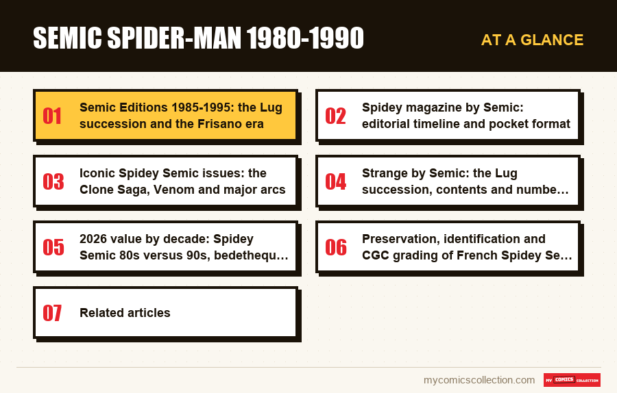 At a glance : Semic Spider-Man 1980-1990