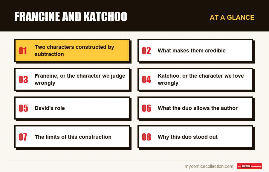 At a glance : Francine and Katchoo