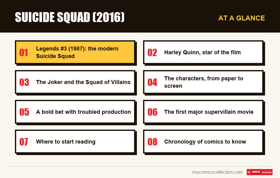 At a glance : Suicide Squad (2016)