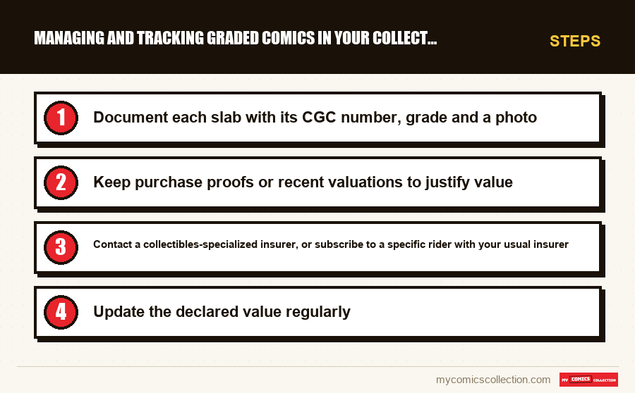 Steps : Managing and Tracking Graded Comics in Your Collection