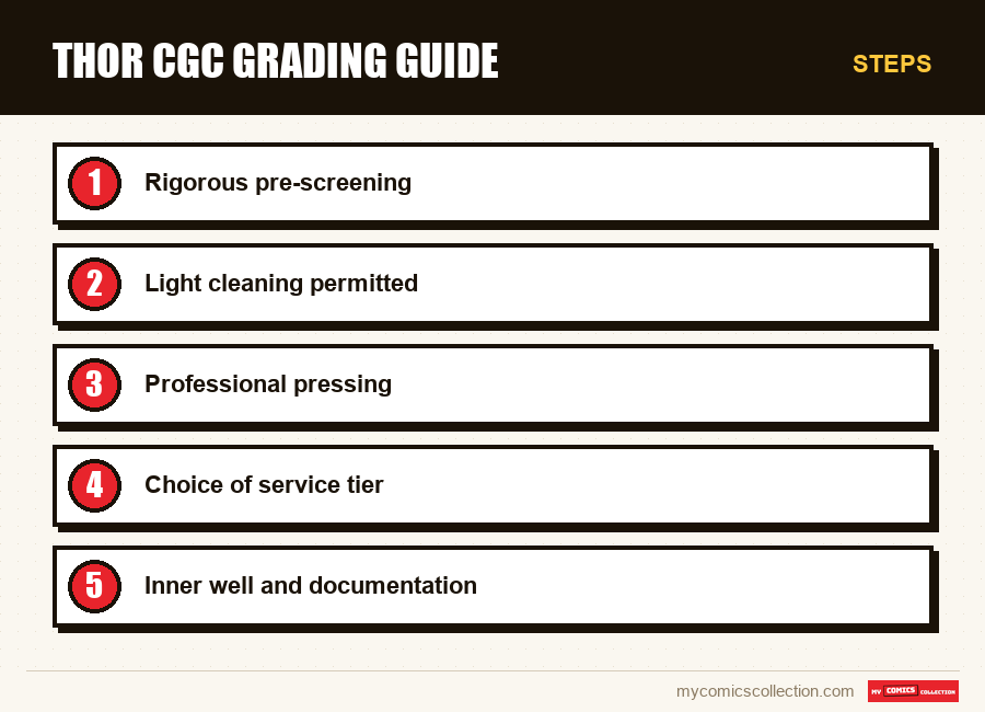 Steps : Thor CGC Grading Guide