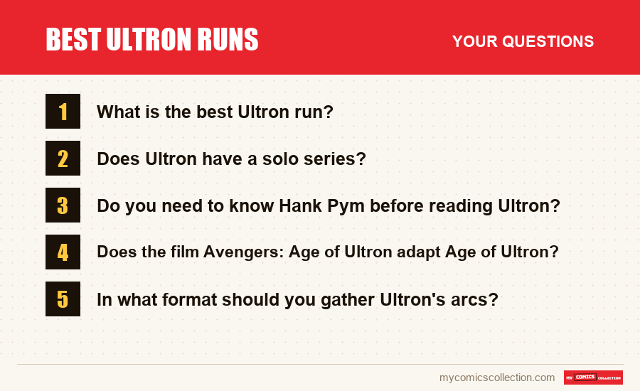 The frequently asked questions about Best Ultron Runs answered in this article