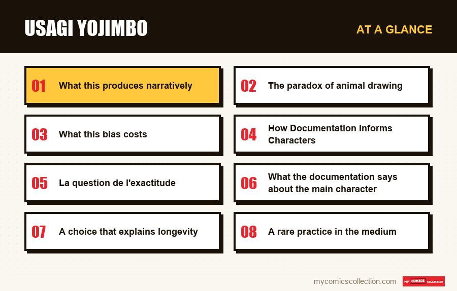 At a glance : Usagi Yojimbo