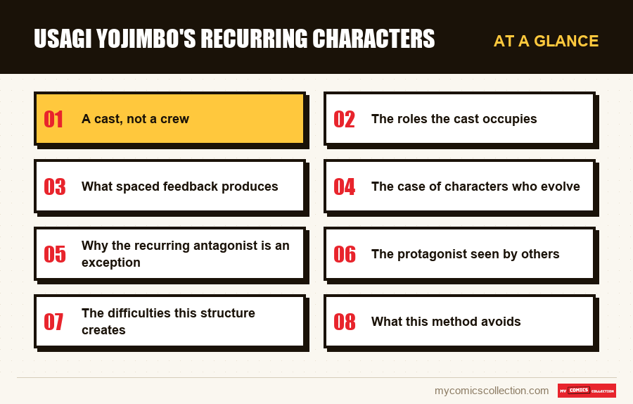 At a glance : Usagi Yojimbo's Recurring Characters