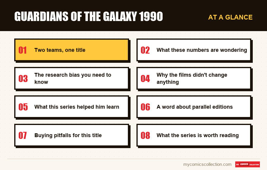 At a glance : Guardians of the Galaxy 1990