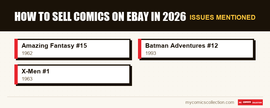 Issues mentioned : How to Sell Comics on eBay in 2026