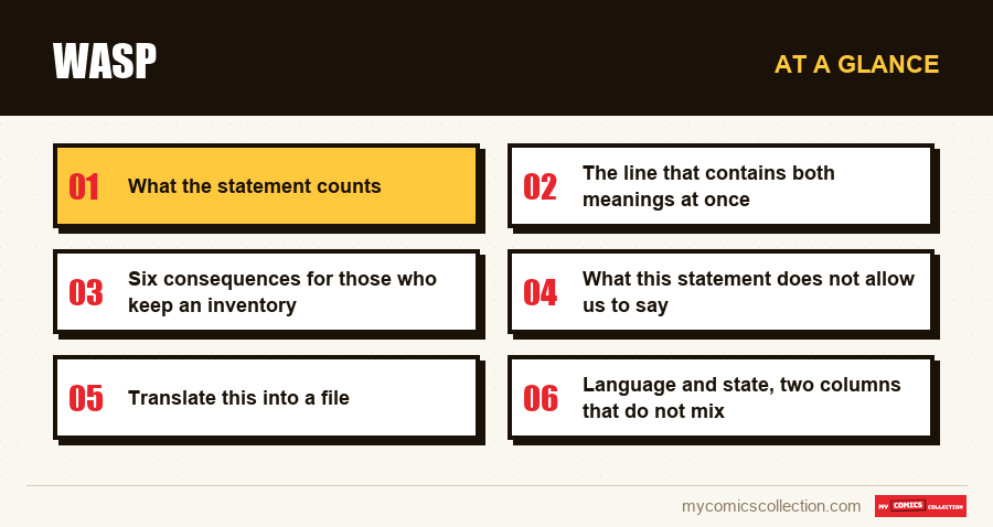At a glance : Wasp