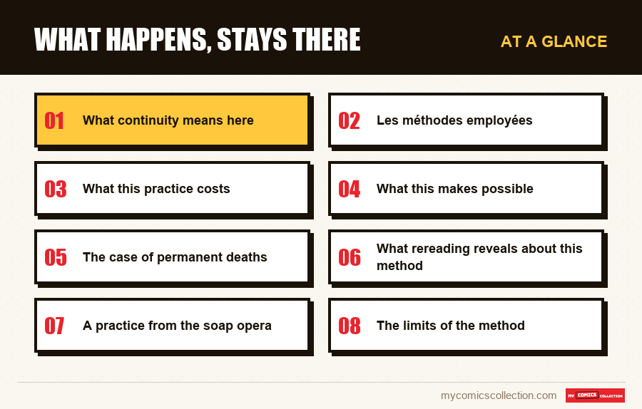 At a glance : What happens, stays there