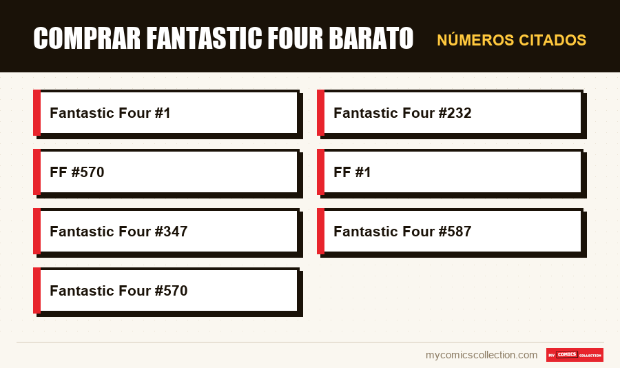 Números citados : Comprar Fantastic Four barato