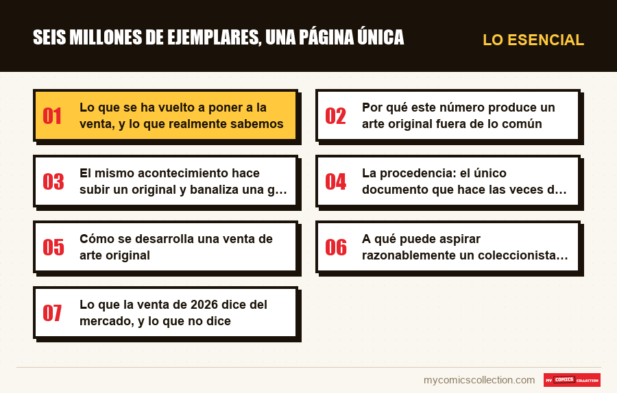 Lo esencial : Seis millones de ejemplares, una página única