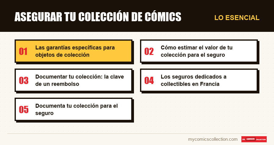 Lo esencial : Asegurar tu colección de cómics