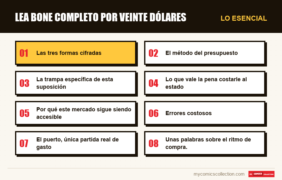 Lo esencial : Lea Bone completo por veinte dólares