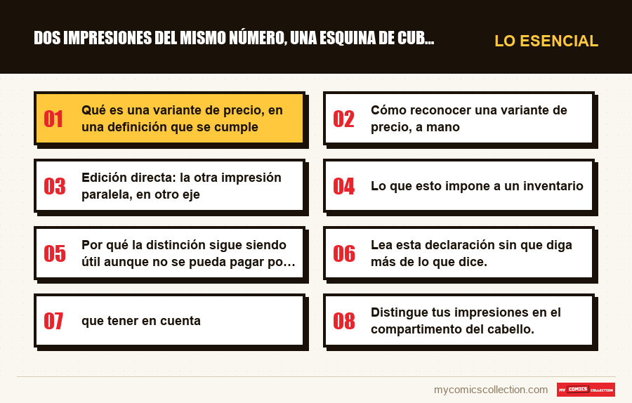 Lo esencial : Dos impresiones del mismo número, una esquina de cubierta de