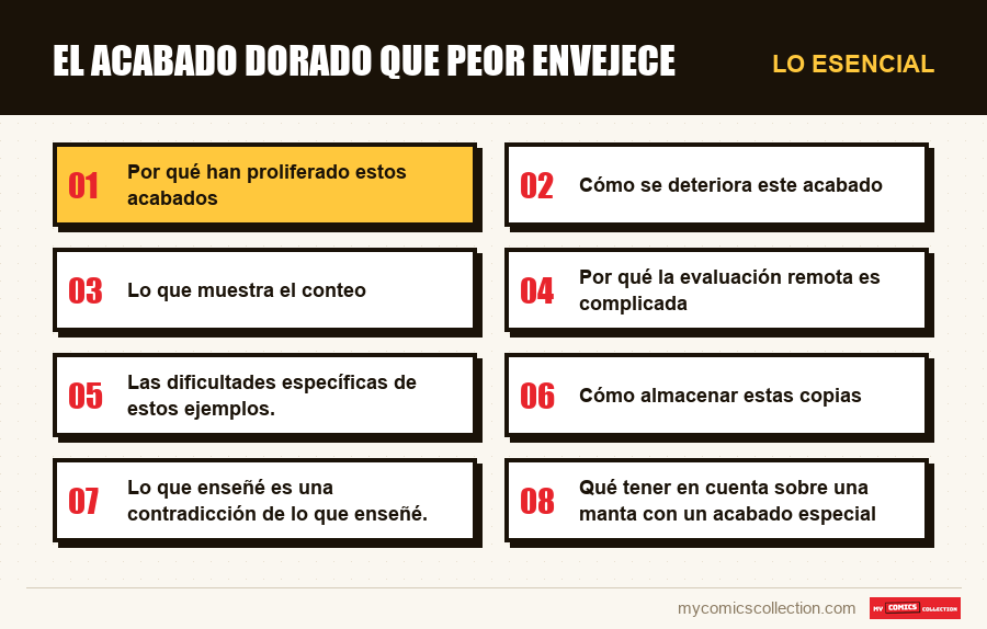 Lo esencial : El acabado dorado que peor envejece