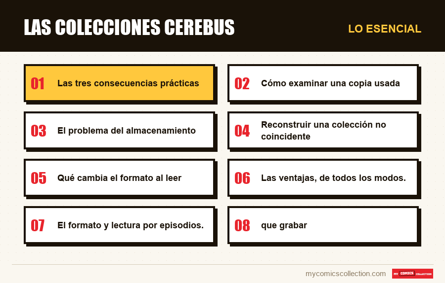 Lo esencial : Las colecciones Cerebus