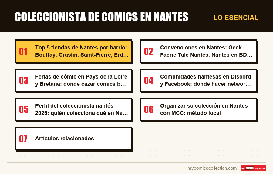 Lo esencial : Coleccionista de comics en Nantes