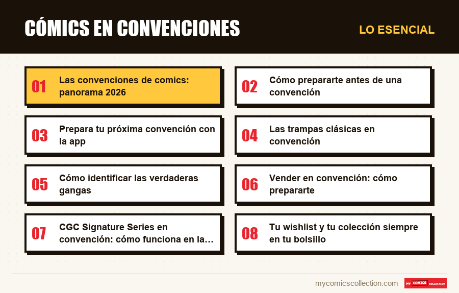 Lo esencial : Cómics en convenciones