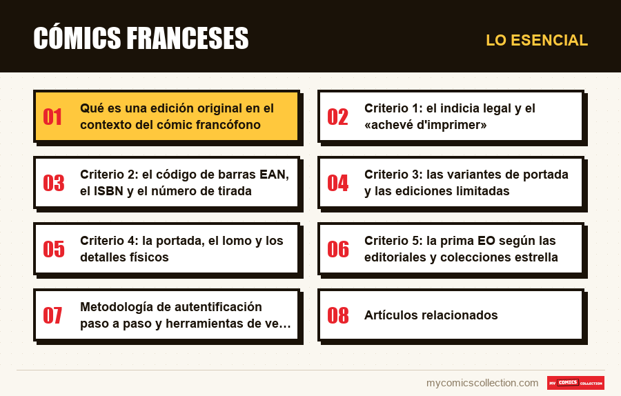 Lo esencial : Cómics franceses
