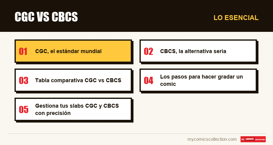 Lo esencial : CGC vs CBCS