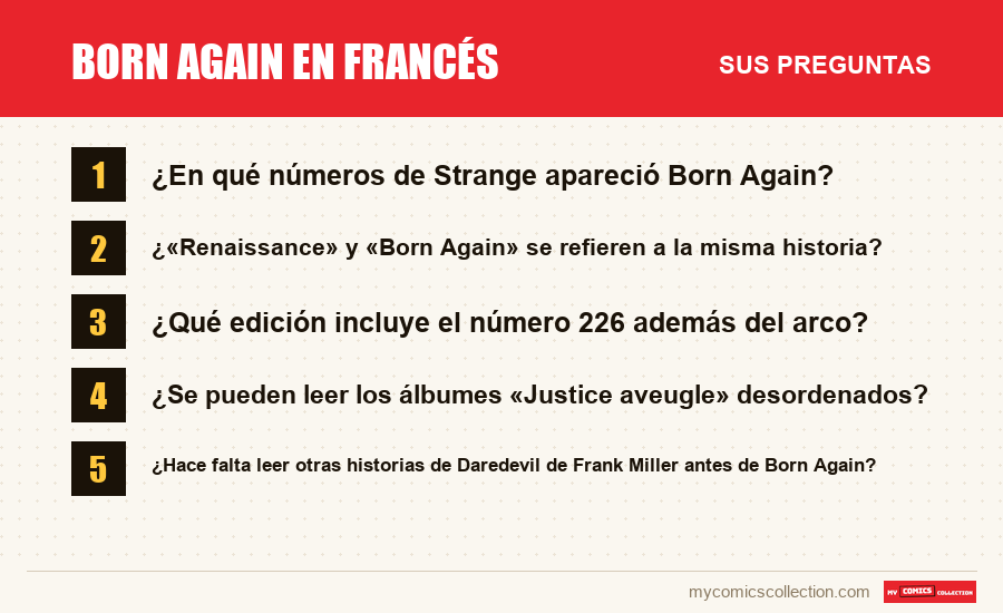Born Again en francés: las preguntas frecuentes que responde este artículo