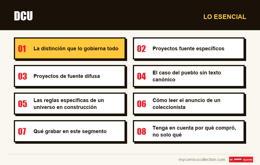 Lo esencial : DCU