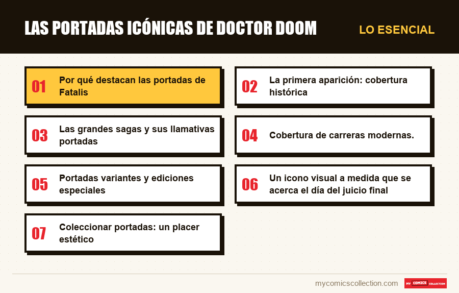 Lo esencial : Las portadas icónicas de Doctor Doom