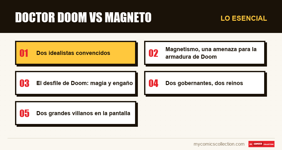 Lo esencial : Doctor Doom vs Magneto