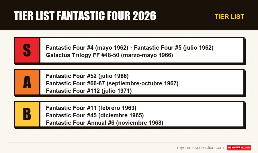 Tier list : Tier list Fantastic Four 2026