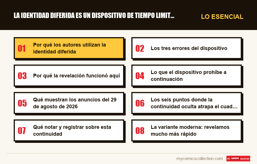 Lo esencial : La identidad diferida es un dispositivo de tiempo limitado