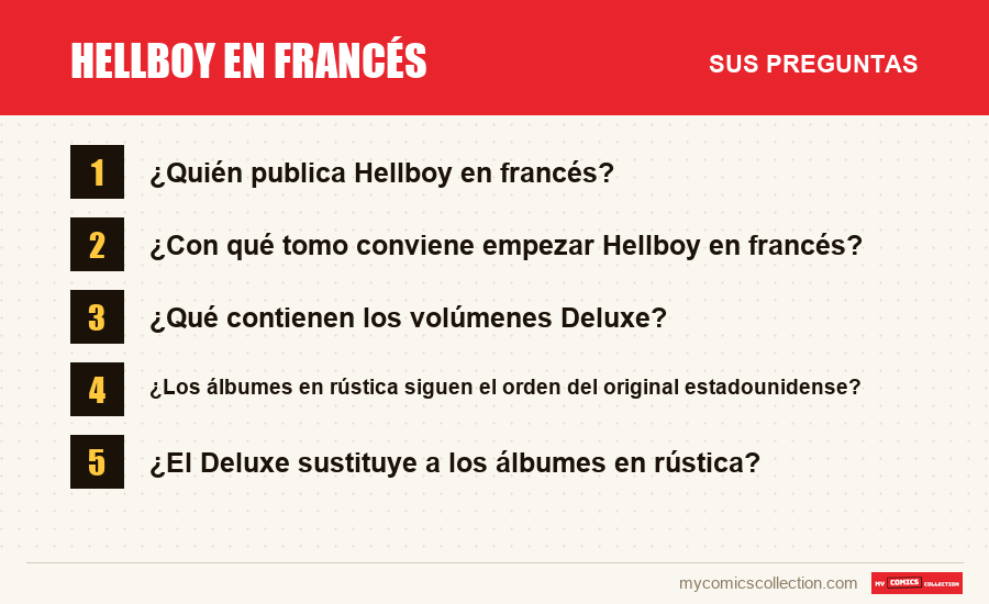 Hellboy en francés: las preguntas frecuentes que responde este artículo