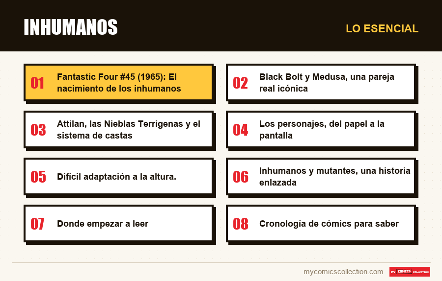 Lo esencial : Inhumanos