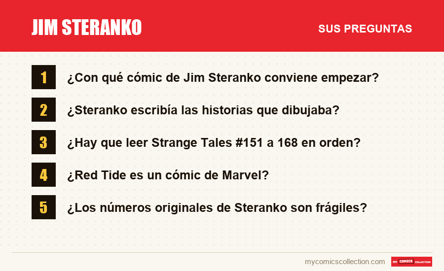 Jim Steranko: las preguntas frecuentes que responde este artículo