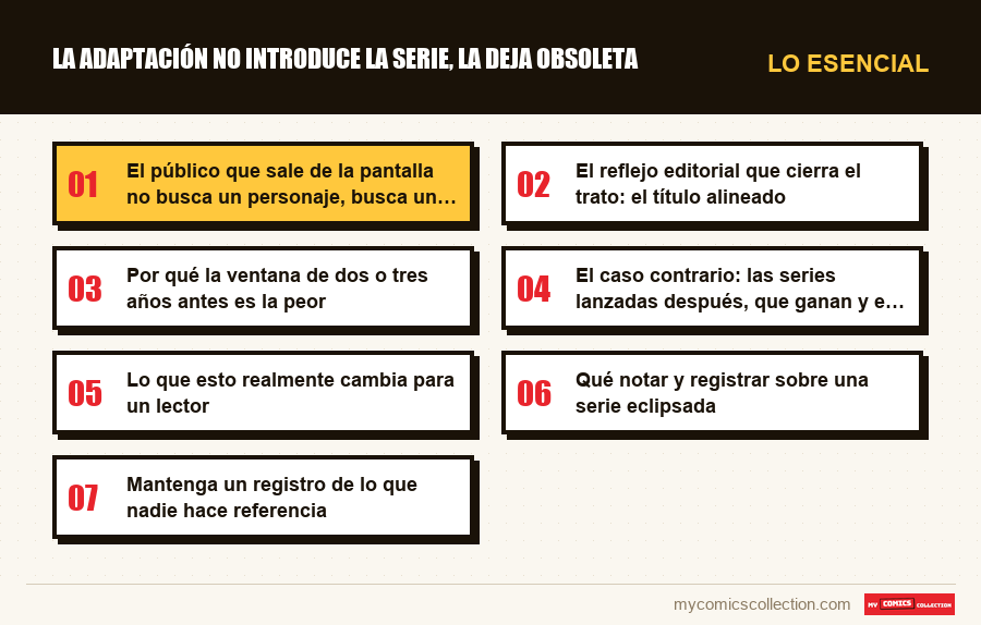 Lo esencial : La adaptación no introduce la serie, la deja obsoleta