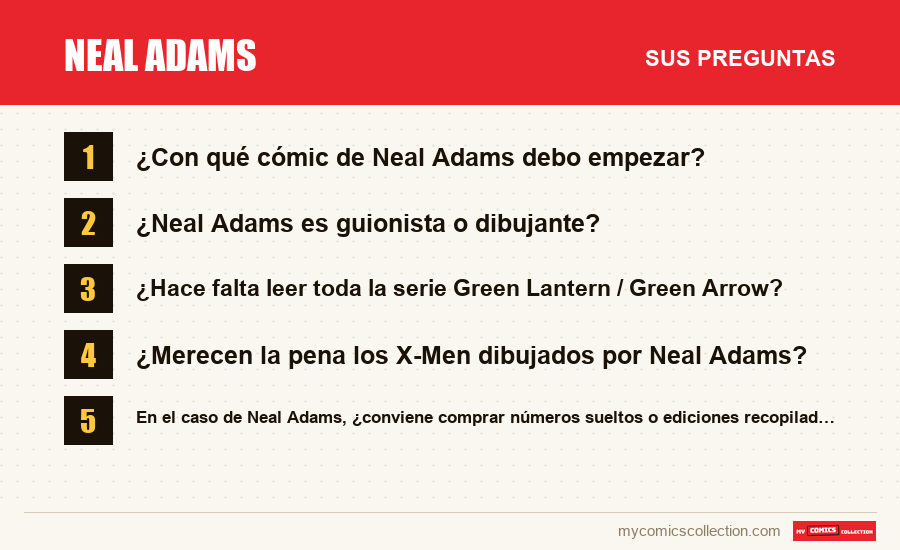 Neal Adams: las preguntas frecuentes que responde este artículo
