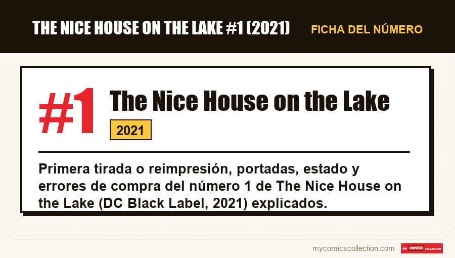 Ficha de The Nice House on the Lake #1: número, año y por qué es un número clave