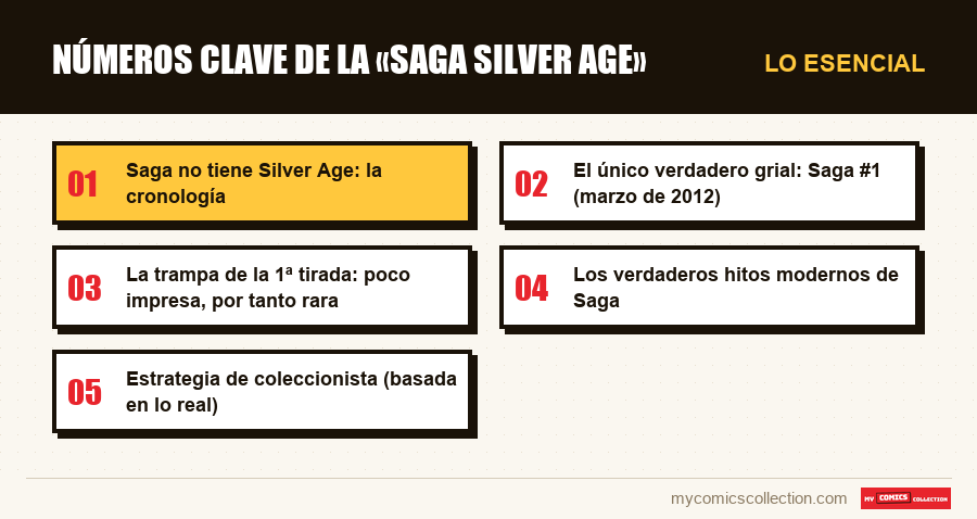 Lo esencial : Números clave de la «saga Silver Age»