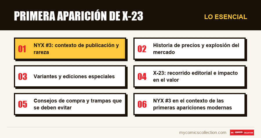 Lo esencial : Primera aparición de X-23